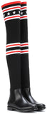 Knitted Over-the-Knee Boots
