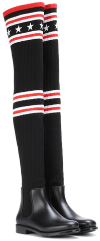 Knitted Over-the-Knee Boots