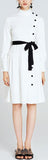 Side-Button-Down Shirt-Dress