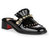 Octavian Mula 35 Black Patent Mule