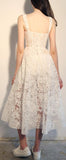 Floral Lace Bustier Dress