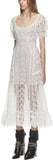Floral Guipure Midi Dress