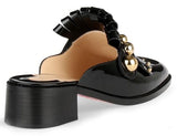 Octavian Mula 35 Black Patent Mule
