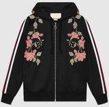 Embroidered Zip Sweatshirt & Technical Stirrup Leggings