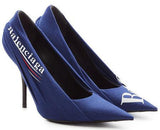 Knife Wrapped Logo Pumps - Black, Blue or Red