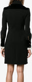 Lace Trimmed Long-Sleeve Dress, Black | DESIGNER INSPIRED FASHIONS