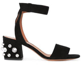 Jeweled Heel Sandals