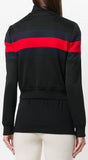 Crystal-Embellished Technical Jersey Jacket