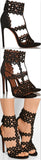 Laser Cut Suede Sandals | DESIGNER INSPIRED FASHIONS
