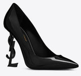 Black Patent Opyum Pumps