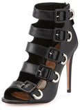 'Tutto' Buckle Suede or Leather Sandals