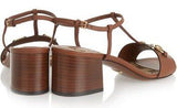 Horsebit-Detailed Leather Sandals
