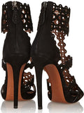 Laser Cut Suede Sandals | DESIGNER INSPIRED FASHIONS