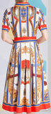 Print Shirt Dress