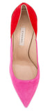 Color Block Pumps - Green & Blue or Red & Pink