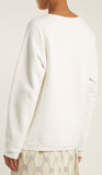 Crew-Neck Cotton Sweatshirt