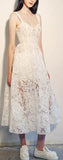 Floral Lace Bustier Dress