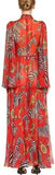 Fruit & Zebra Print Chiffon Gown | DESIGNER INSPIRED FASHIONS