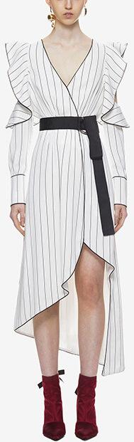 Monochrome Stripe Dress