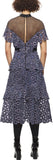 Sweetheart Yoke Frill Dress