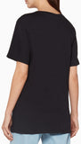 Black Mystic Cat Printed T-Shirt