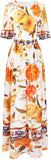 Long Floral Print Summer Dress