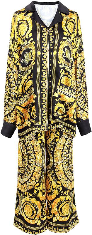 Baroque Printed Shirt and Pant Set