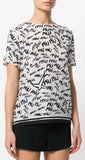 Logo Graffiti Top, Black and White