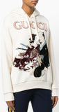 Embellished Japanese Motif Hoodie