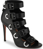 'Tutto' Buckle Suede or Leather Sandals