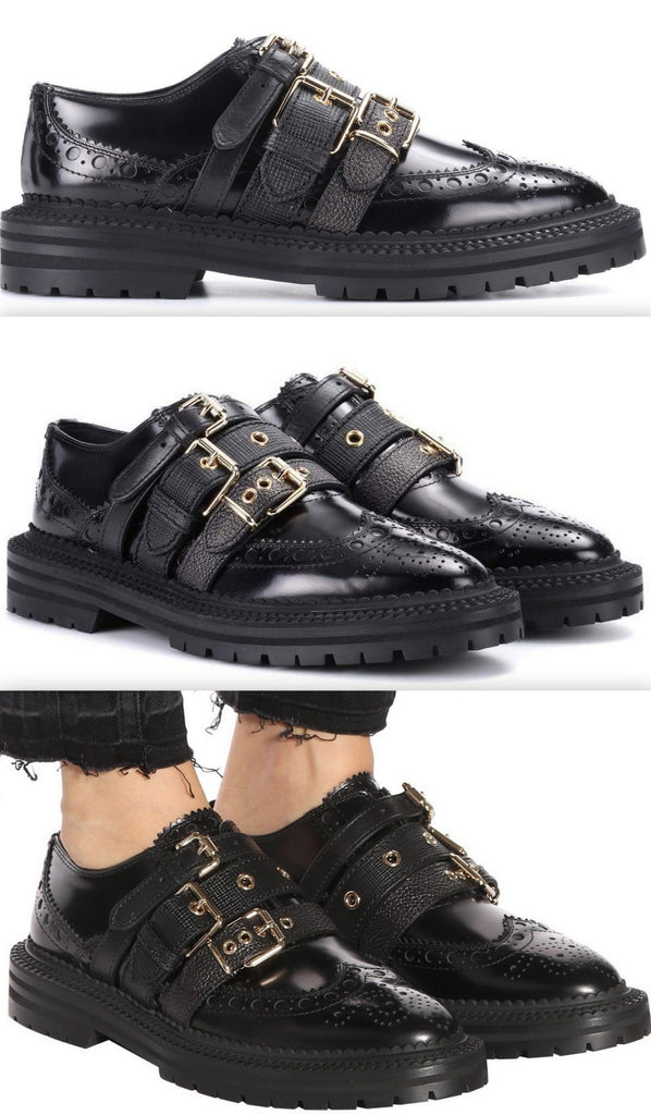 Doherty Multi-Strap Leather Brogues | DESIGNER INSPIRED FASHIONS