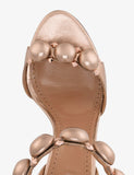 Leather Bomb Sandals - Rose Gold, Gold or Beige | DESIGNER INSPIRED FASHIONS