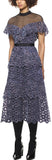 Sweetheart Yoke Frill Dress