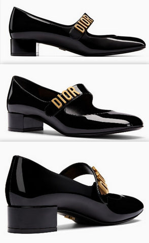 Baby-D Ballet Pump in Black Patent Calfskin