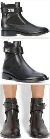 Shark Lock Ankle Boots