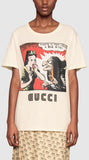 Snow White and Witch Print T-Shirt
