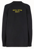 Logo Cotton Sweatshirt, Black