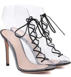 Helmut Plexi 100 Lace-Up PVC Ankle Boots