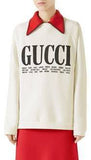 Crew-Neck Cotton Sweatshirt