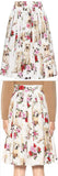Dog & Rose Printed Skirt