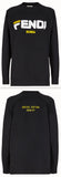 Logo Cotton Sweatshirt, Black