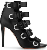 'Tutto' Buckle Suede or Leather Sandals