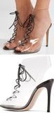 Helmut Plexi 100 Lace-Up PVC Ankle Boots