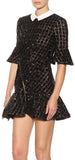 Embellished Black Mini Dress