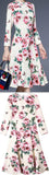 Rose & Butterfly Print Dress