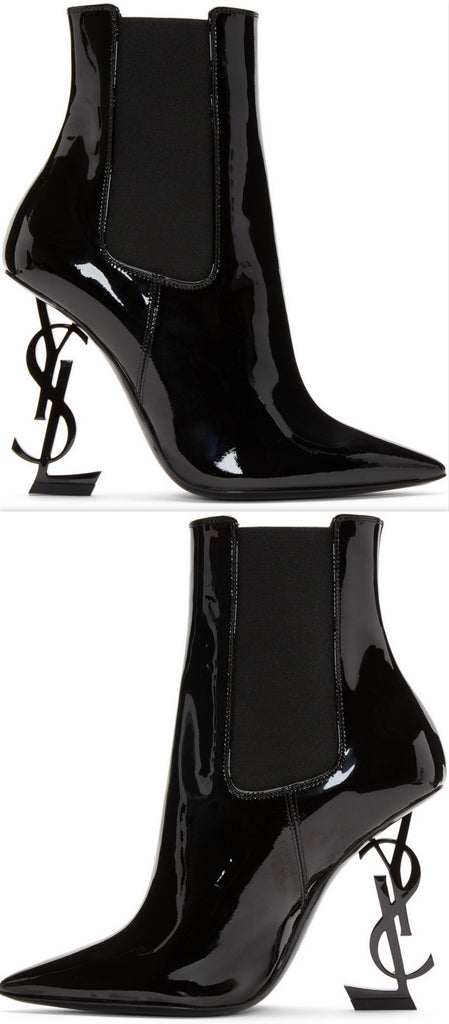 Black Patent Opyum Chelsea Boots