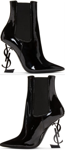 Black Patent Opyum Chelsea Boots