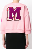 Embellished Patchwork Sweatshirt