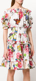 Shirred Butterfly Dress