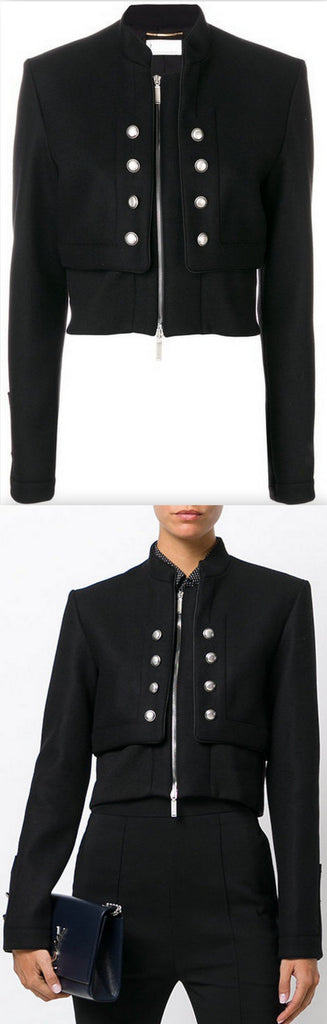 Cropped Military Jacket